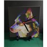 Tech 20cm Ceramic Tile Desk/Wall Clock   -  Dog (55)