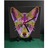 Tech 20cm Ceramic Tile Desk/Wall Clock   -  Dog (56)