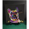 Tech 20cm Ceramic Tile Desk/Wall Clock   -  Dog (58)