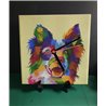 Tech 20cm Ceramic Tile Desk/Wall Clock   -  Dog (66)