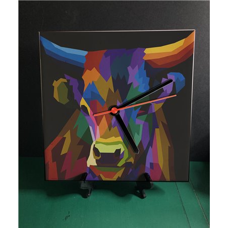 Tech 20cm Ceramic Tile Desk/Wall Clock   -  Dom (6)