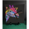 Tech 20cm Ceramic Tile Desk/Wall Clock   -  Exotic (10)