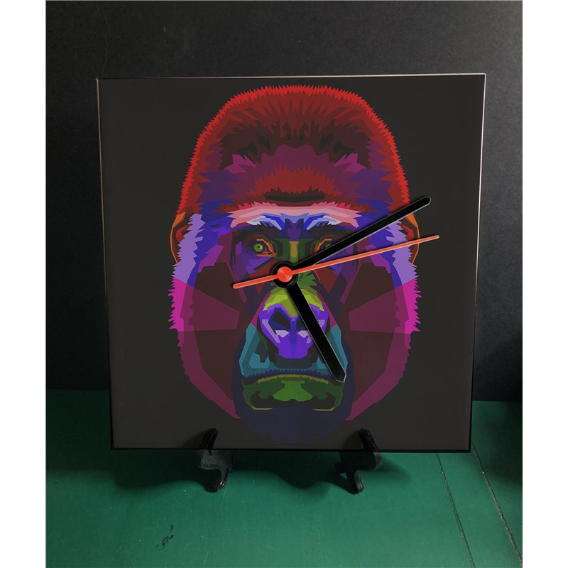 Tech 20cm Ceramic Tile Desk/Wall Clock   -  Exotic (15)