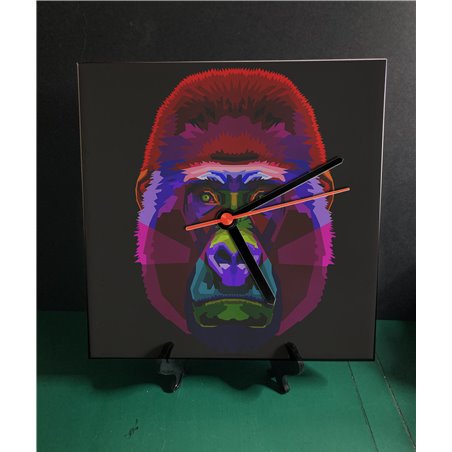 Tech 20cm Ceramic Tile Desk/Wall Clock   -  Exotic (15)