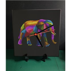 Tech 20cm Ceramic Tile Desk/Wall Clock   -  Exotic (17)