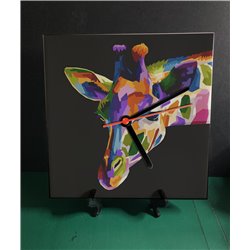 Tech 20cm Ceramic Tile Desk/Wall Clock   -  Exotic (24)