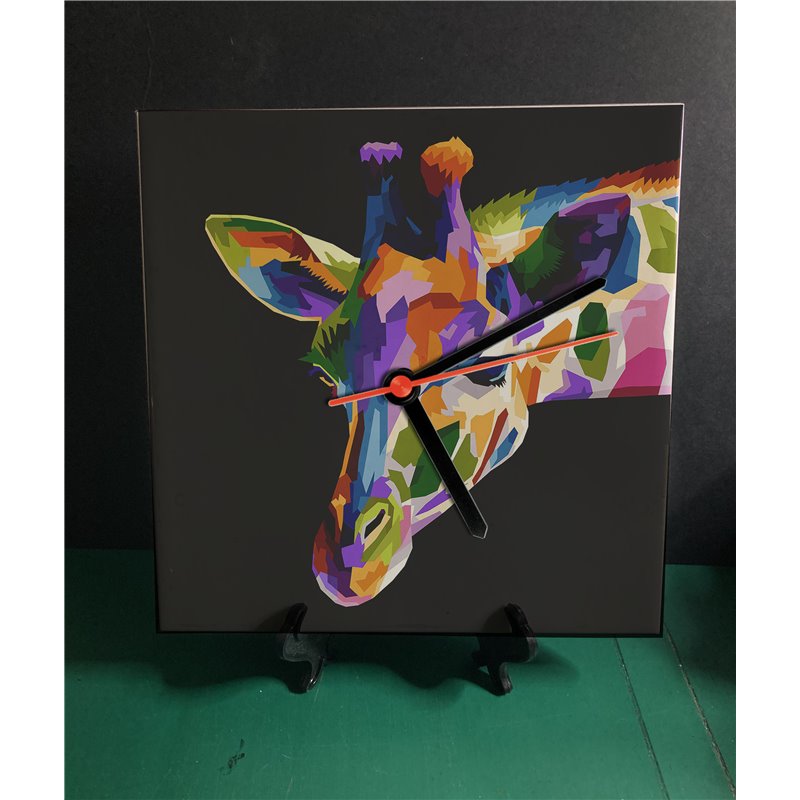 Tech 20cm Ceramic Tile Desk/Wall Clock   -  Exotic (24)