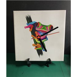 Tech 20cm Ceramic Tile Desk/Wall Clock   -  Exotic (28)