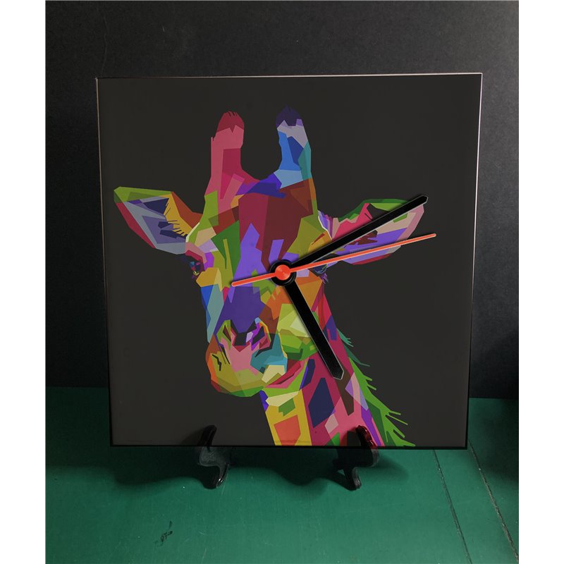 Tech 20cm Ceramic Tile Desk/Wall Clock   -  Exotic (32)