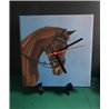 Tech 20cm Ceramic Tile Desk/Wall Clock   -  Horse (2)