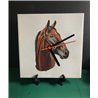 Tech 20cm Ceramic Tile Desk/Wall Clock   -  Horse (6)