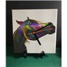 Tech 20cm Ceramic Tile Desk/Wall Clock   -  Horse (7)