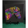 Tech 20cm Ceramic Tile Desk/Wall Clock   -  Horse (14)