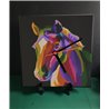 Tech 20cm Ceramic Tile Desk/Wall Clock   -  Horse (15)