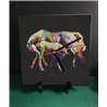 Tech 20cm Ceramic Tile Desk/Wall Clock   -  Horse (25)