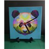 Tech 20cm Ceramic Tile Desk/Wall Clock   -  Panda (1)