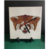 Tech 20cm Ceramic Tile Desk/Wall Clock   -  Panda (2)