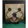 Tech 20cm Ceramic Tile Desk/Wall Clock   -  Panda (6)