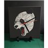 Tech 20cm Ceramic Tile Desk/Wall Clock   -  Panda (8)