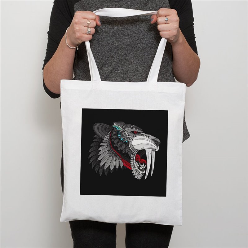 Tech Shopper Bag  -  Big Cat (20)