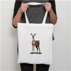Tech Shopper Bag  -  Wood ( 19)