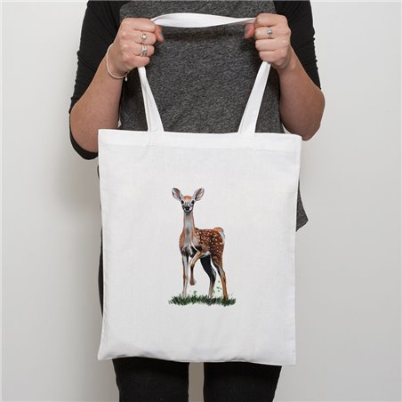 Tech Shopper Bag  -  Wood ( 19)