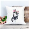 Printed Country Canvas Cushion Cover -  Cush3