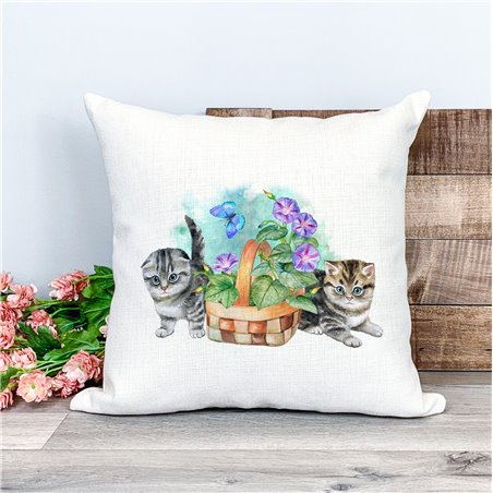 Printed Country Canvas Cushion Cover -  Cush26