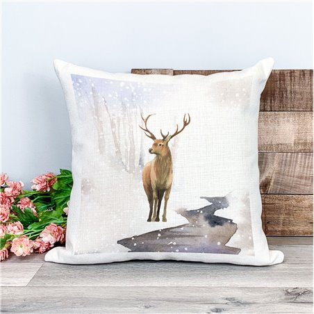 Printed Country Canvas Cushion Cover -  Cush48