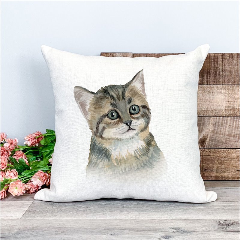 Printed Country Canvas Cushion Cover -  Cush55