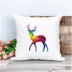 Printed Country Canvas Cushion Cover -  Cush59