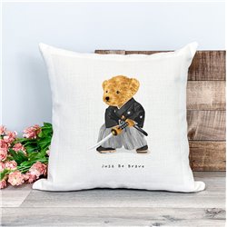 Printed Country Canvas Cushion Cover -  Tedcush5