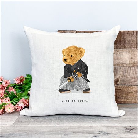 Printed Country Canvas Cushion Cover -  Tedcush5