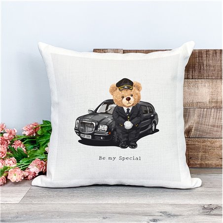 Printed Country Canvas Cushion Cover -  Tedcush6