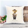 Printed Country Canvas Cushion Cover -  Tedcush8