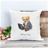 Printed Country Canvas Cushion Cover -  Tedcush12