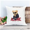 Printed Country Canvas Cushion Cover -  Tedcush15