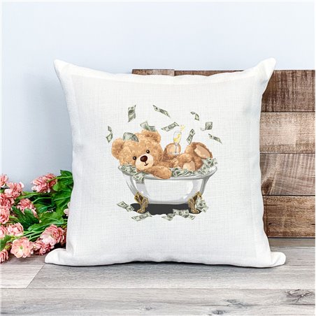 Printed Country Canvas Cushion Cover -  Tedcush20