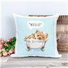 Printed Country Canvas Cushion Cover -  Tedcush30