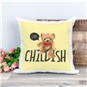 Printed Country Canvas Cushion Cover -  Tedcush31