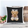 Printed Country Canvas Cushion Cover -  Tedcush33