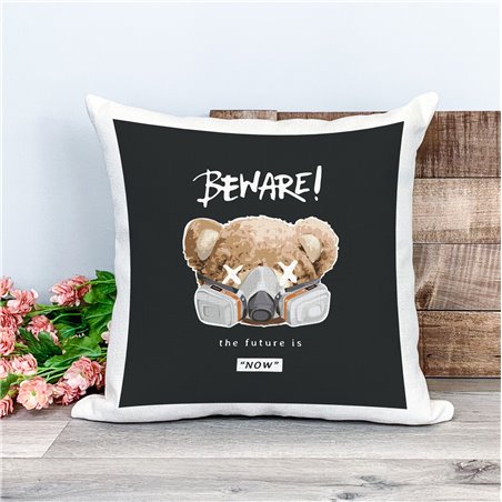Printed Country Canvas Cushion Cover -  Tedcush34