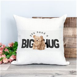 Printed Country Canvas Cushion Cover -  Tedcush35
