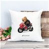 Printed Country Canvas Cushion Cover -  Tedcush36