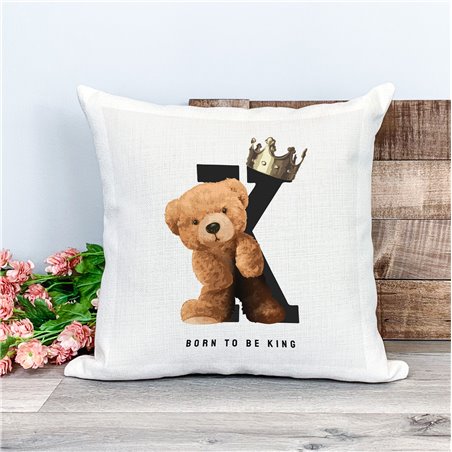 Printed Country Canvas Cushion Cover -  Tedcush38