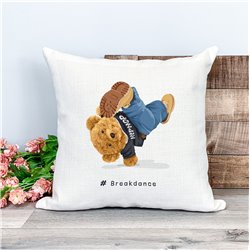 Printed Country Canvas Cushion Cover -  Tedcush41