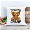 Printed Country Canvas Cushion Cover -  Tedcush47