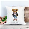 Printed Country Canvas Cushion Cover -  Tedcush55