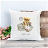 Printed Country Canvas Cushion Cover -  Tedcush57