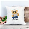 Printed Country Canvas Cushion Cover -  Tedcush59